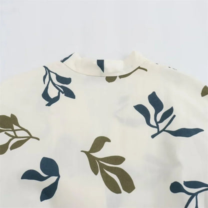HelderHemel Zomerjurk Met Poplin Print