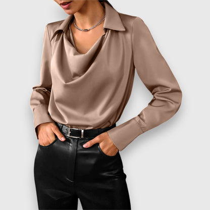 Dames Lange Mouw Comfortabele Pasvorm - Mode Vibes
