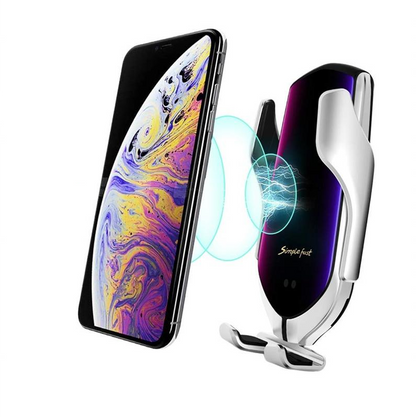Automatische Telefoonhouder met Draadloze Oplader en Sterke Grip - Mode Vibes