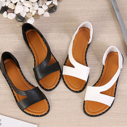 Elegante Avondsandalen van Luxe Leder voor Vrouw - Mode Vibes