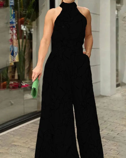 Halter Jumpsuit Trendy Stijlvol Zomerjurk