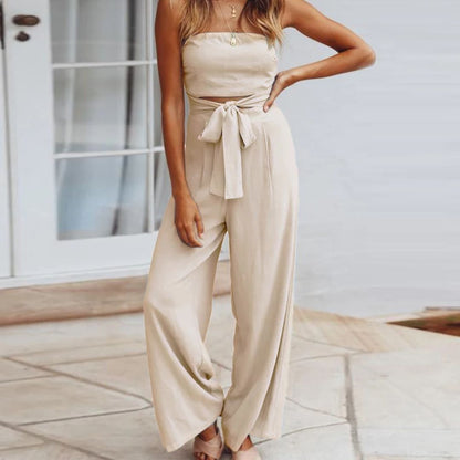 Strapless Jumpsuit Zomers Jurk Vrouwelijk Elegant