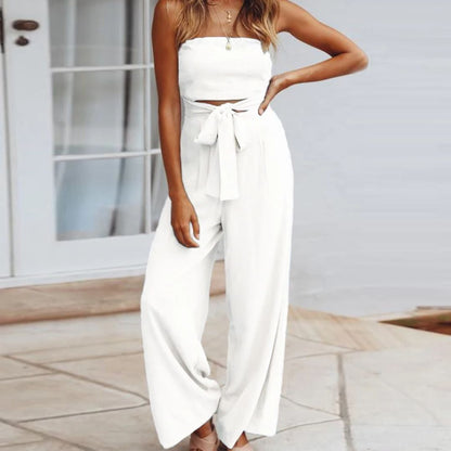 Strapless Jumpsuit Zomers Jurk Vrouwelijk Elegant