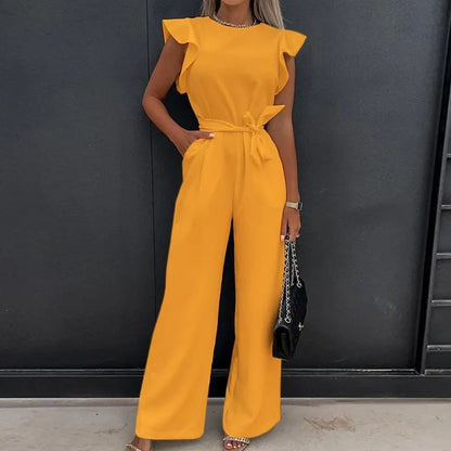 Jumpsuit Voor Vrouw Trendy Veelzijdig Mode - Mode Vibes