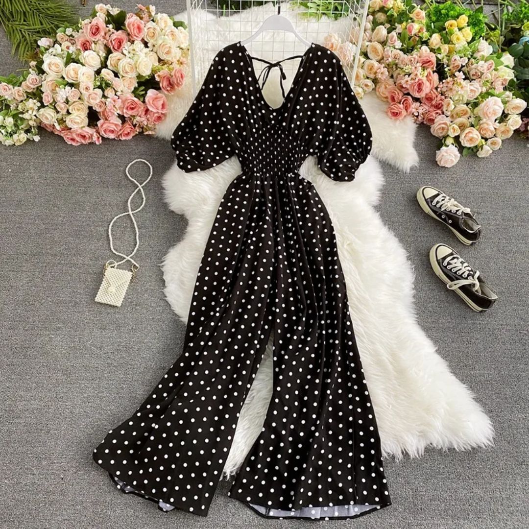 Vrouwelijke Jumpsuit Luchtig en Sexy Zomerjurk