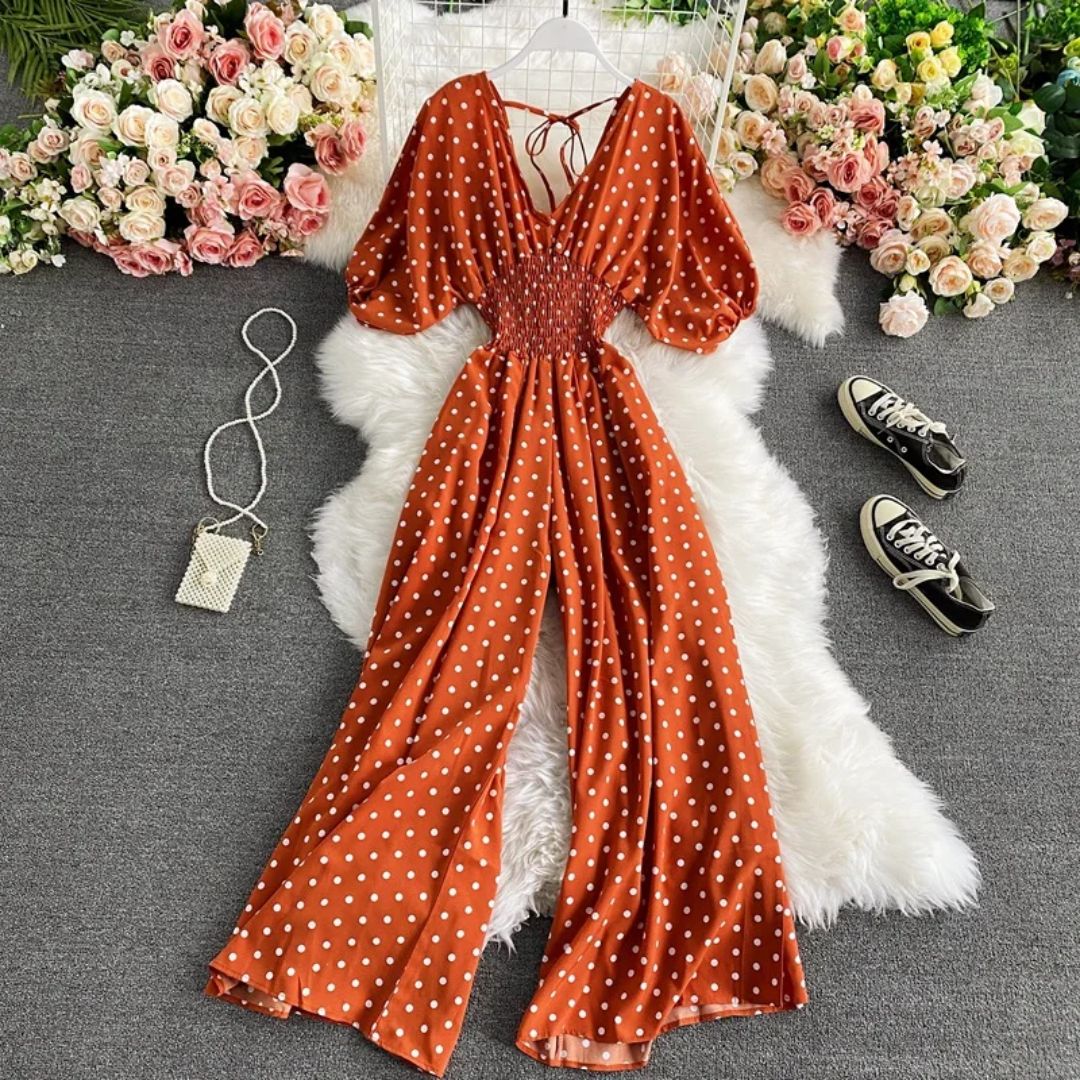 Vrouwelijke Jumpsuit Luchtig en Sexy Zomerjurk