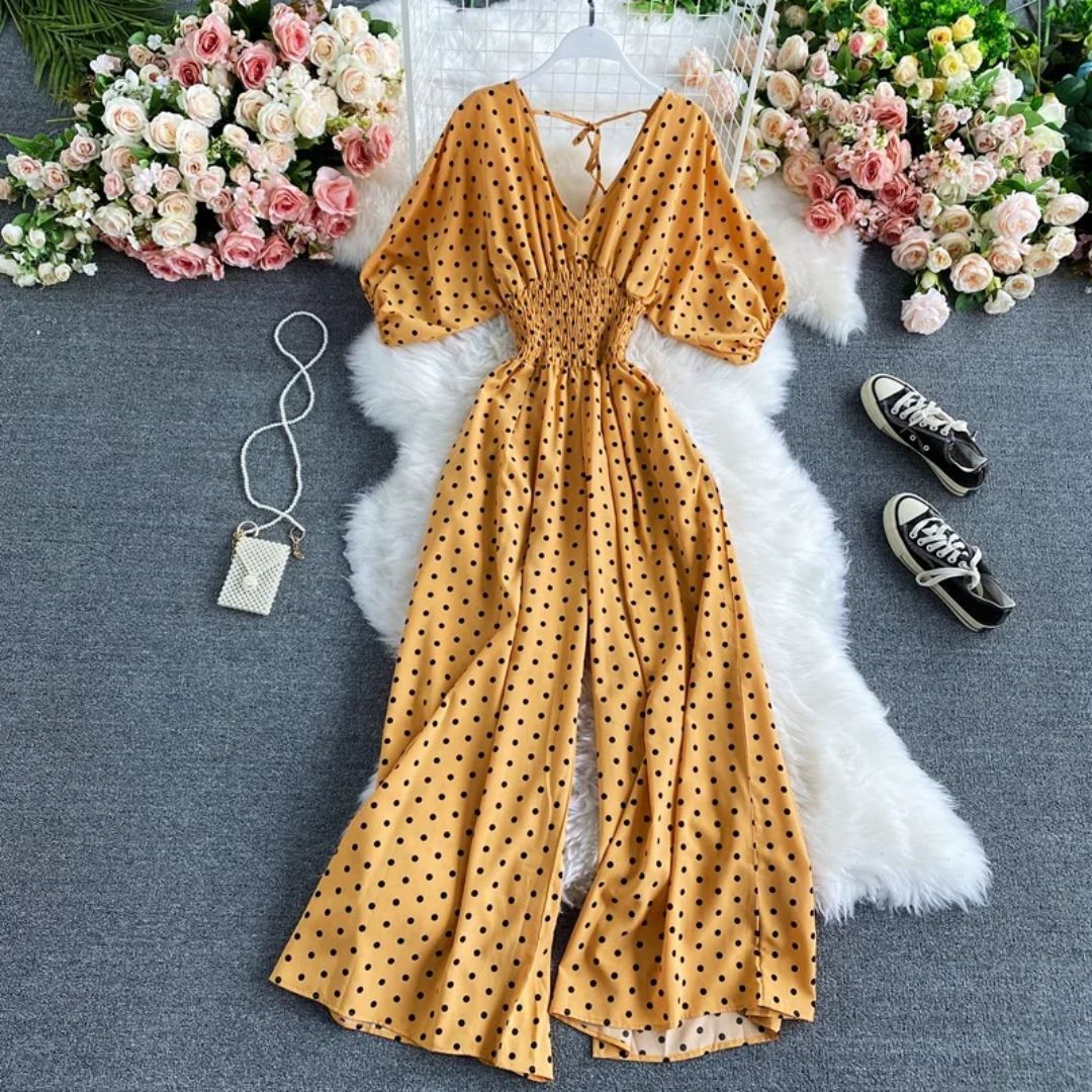 Vrouwelijke Jumpsuit Luchtig en Sexy Zomerjurk