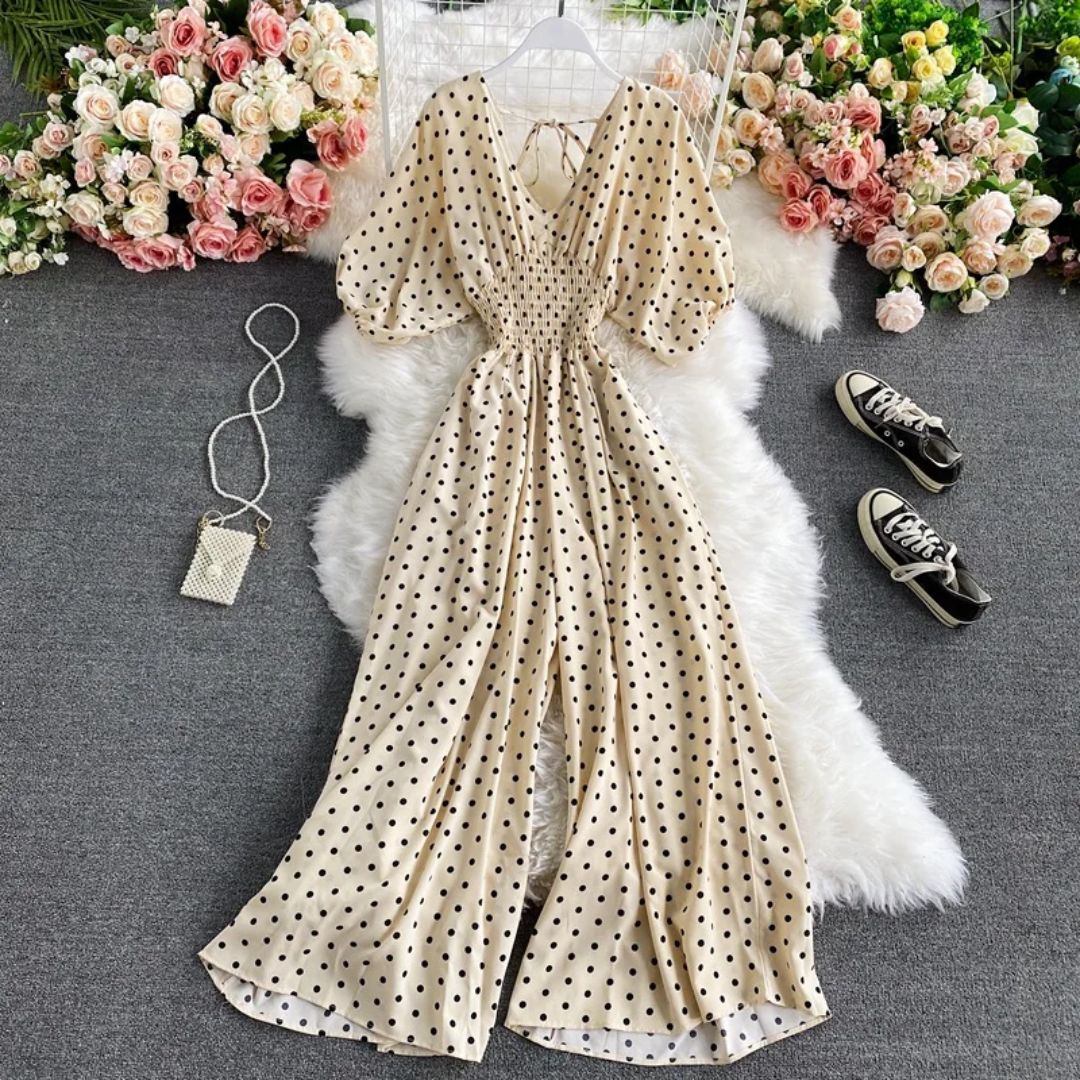 Vrouwelijke Jumpsuit Luchtig en Sexy Zomerjurk