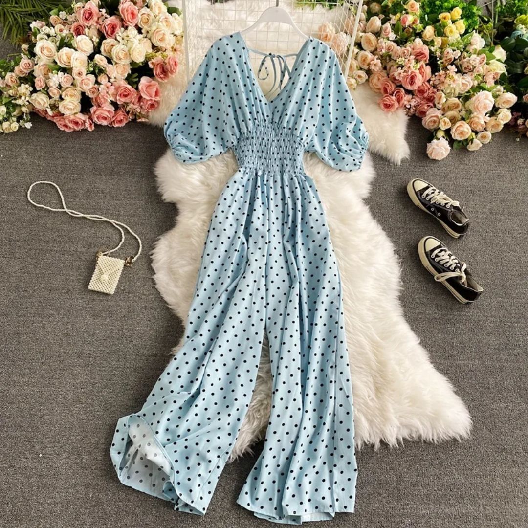 Vrouwelijke Jumpsuit Luchtig en Sexy Zomerjurk
