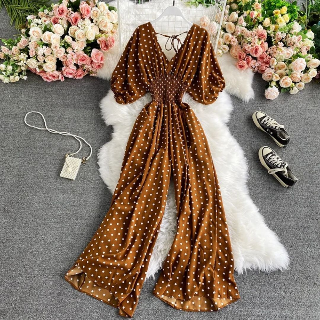 Vrouwelijke Jumpsuit Luchtig en Sexy Zomerjurk