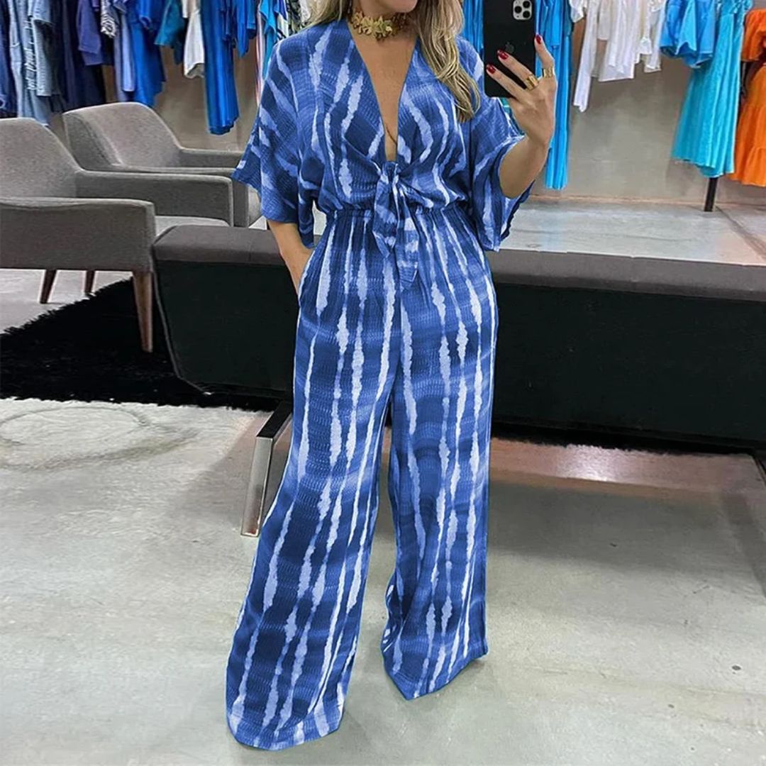 Vrouwelijke Jumpsuit Trendy en Elegant Zwart - Mode Vibes