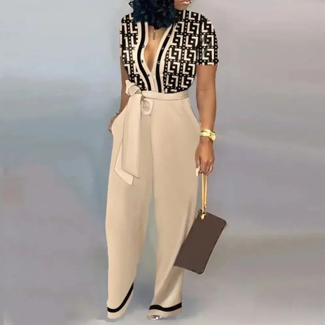 Jumpsuit Trendy Vintagejurk voor Vrouw