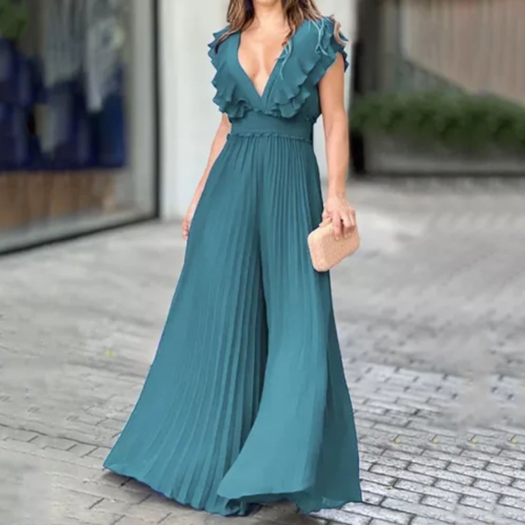 Elegante Jumpsuit voor Vrouw Stijlvol en Vloeiend