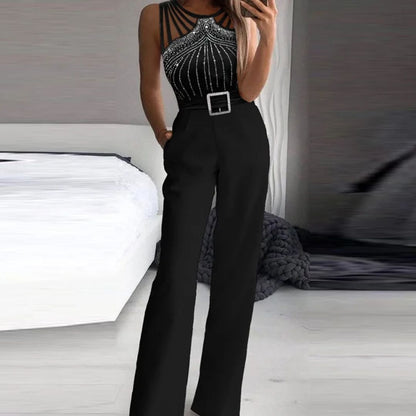 Stijlvolle Jumpsuit voor Vrouw Met Elegant Design - Mode Vibes