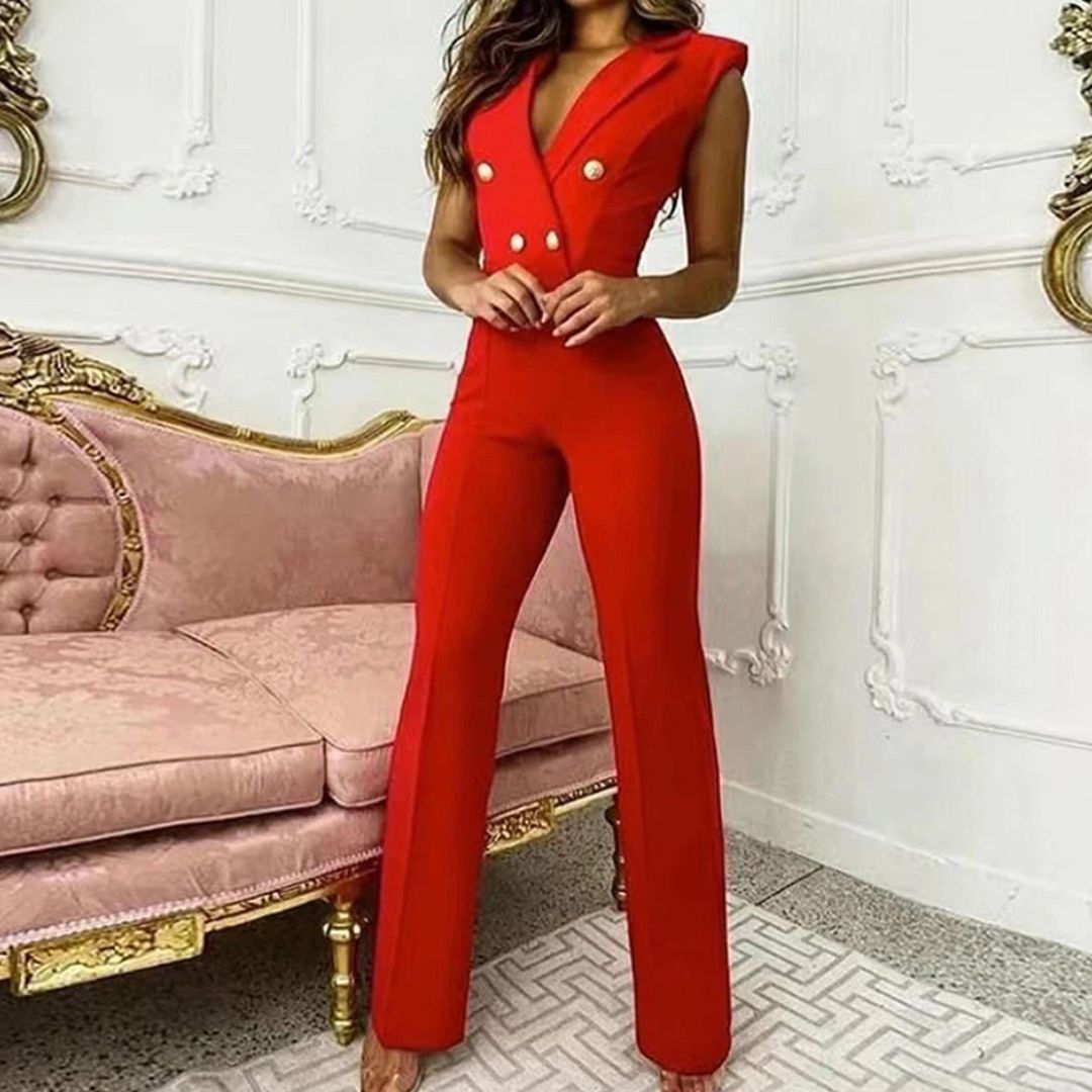 Vintage Jumpsuit Stijlvol voor Vrouw