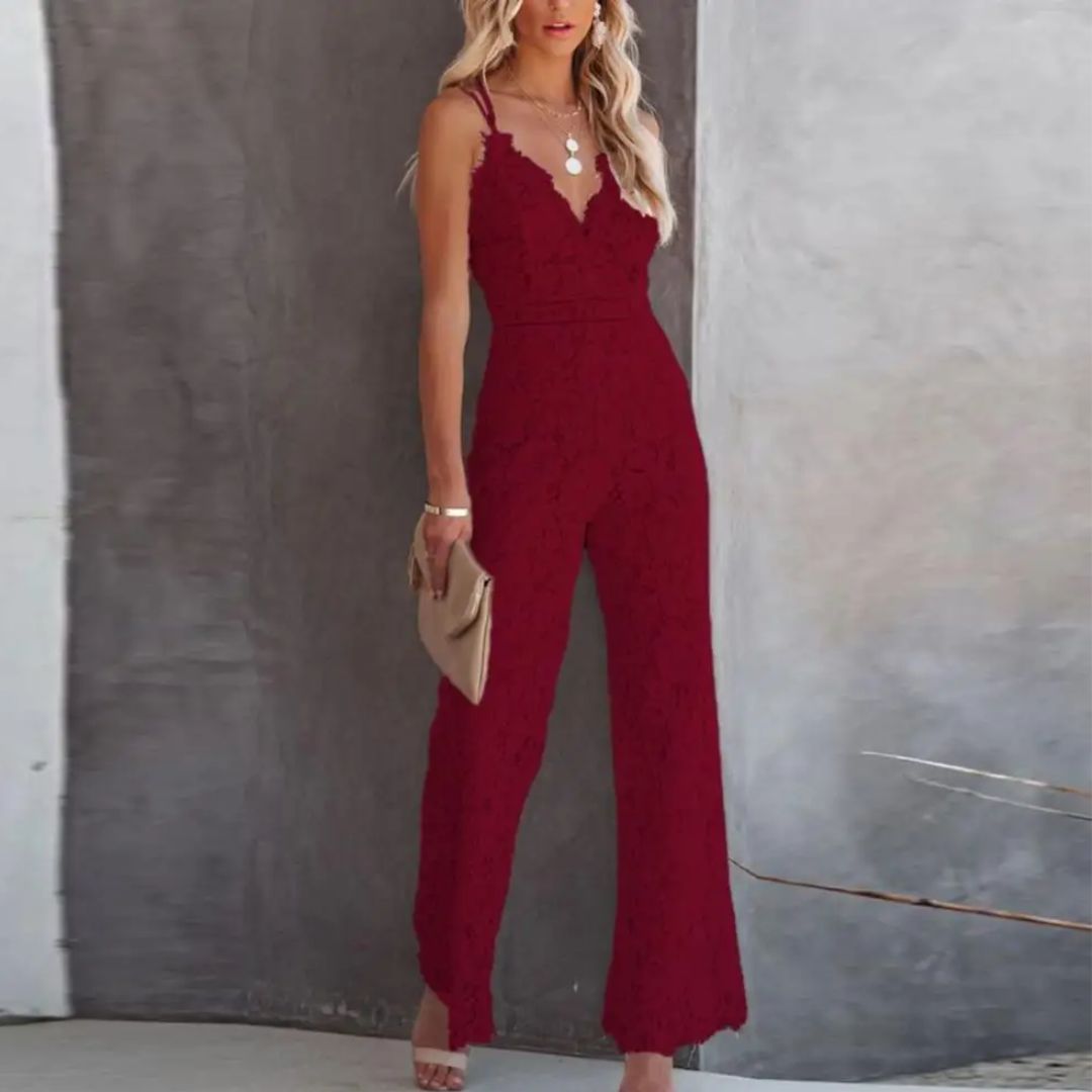 Stijlvolle Jumpsuit voor Vrouwen ZwartSexy Avondkleding
