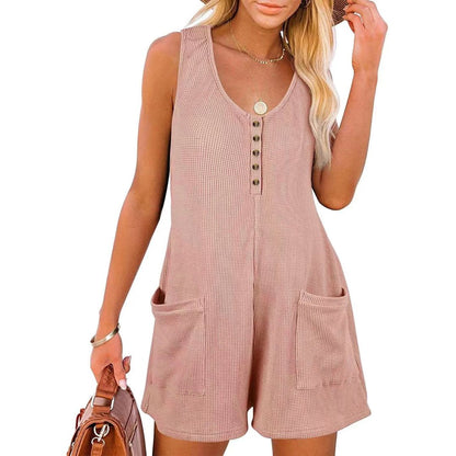 Vrouwelijke Losse Playsuit Stijlvol Zomerjurk