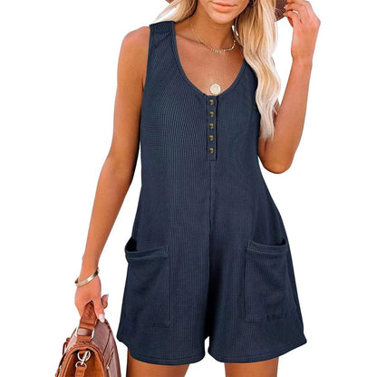 Vrouwelijke Losse Playsuit Stijlvol Zomerjurk