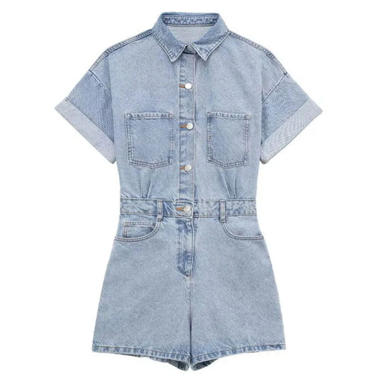 Roxy Slimfit Playsuit ZwartSexy Damestrend - Mode Vibes