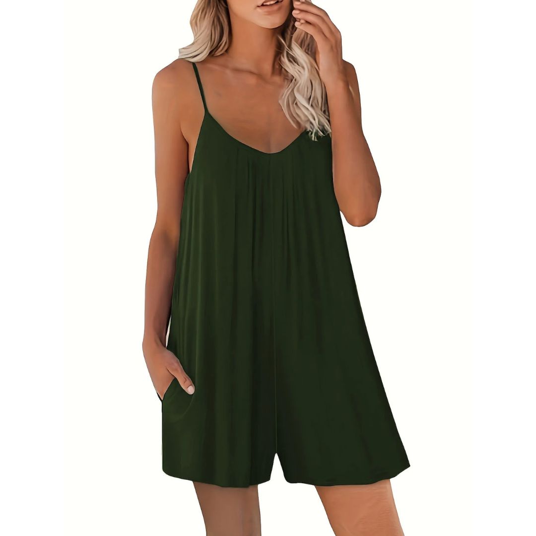 Losse Casual Playsuit voor Vrouw