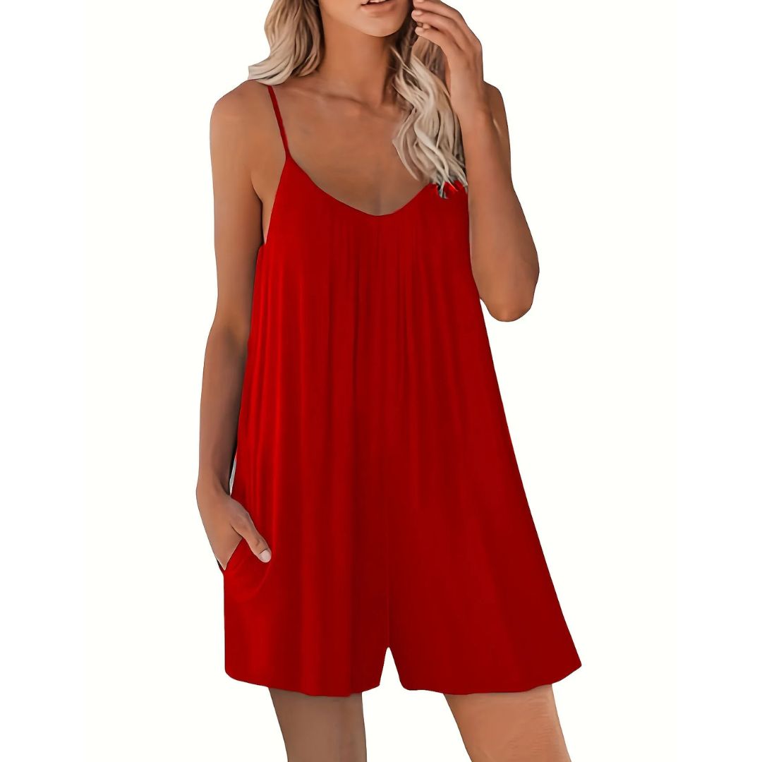 Losse Casual Playsuit voor Vrouw