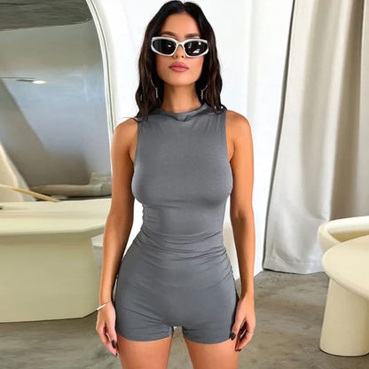 Vrouwelijke Zomerkleed Chique Playsuit Sexy Model
