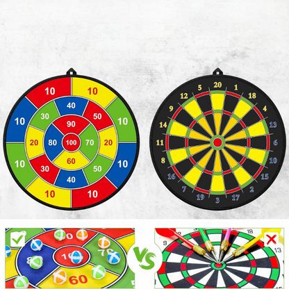Dartbord voor Kinderen met Kleverige Pijlen en Ballen