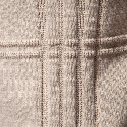 Heren Trui Gebreide Pullover Slim Fit Ademend Katoen