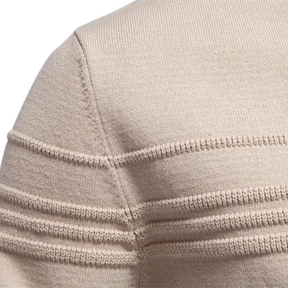 Heren Trui Gebreide Pullover Slim Fit Ademend Katoen