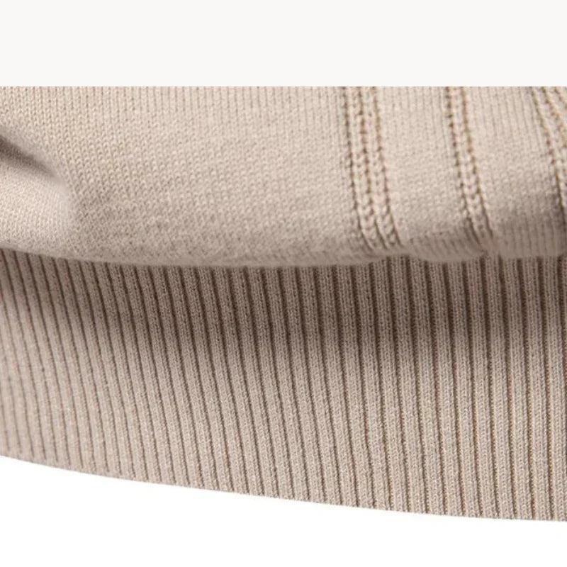 Heren Trui Gebreide Pullover Slim Fit Ademend Katoen