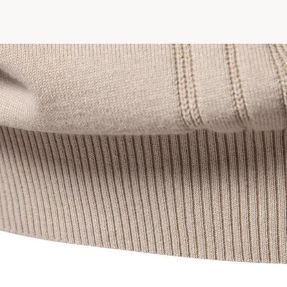 Heren Trui Gebreide Pullover Slim Fit Ademend Katoen