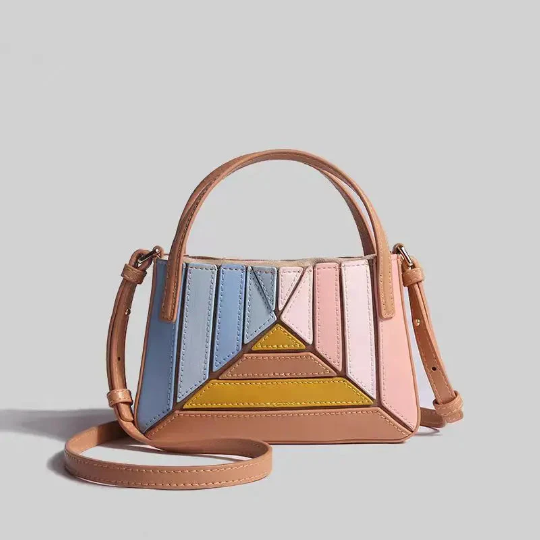 Stylishe Handtas met Geometrisch Patroon - GeoChic