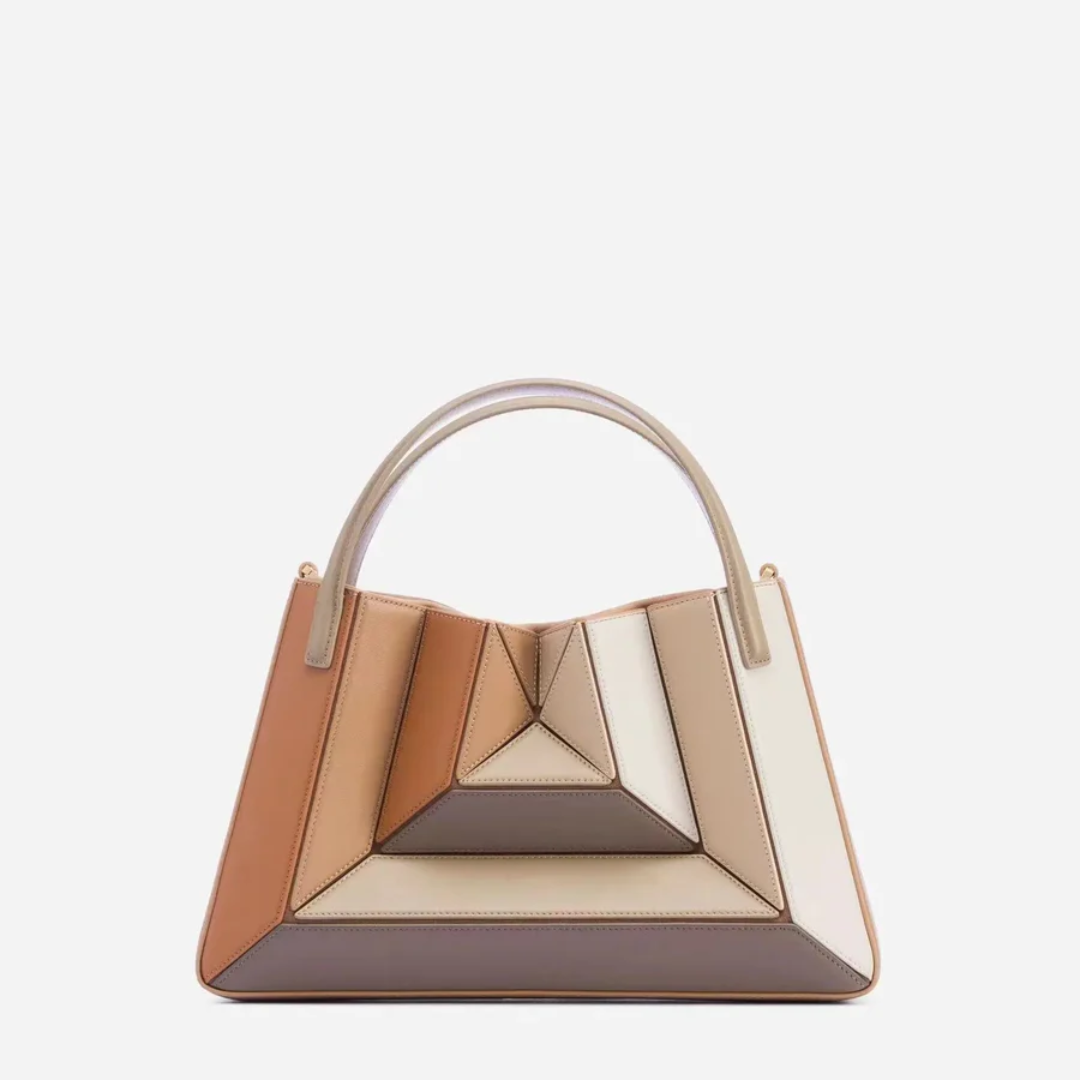 Stylishe Handtas met Geometrisch Patroon - GeoChic