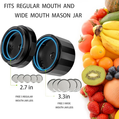 Vacuum Sealer Kit voor Mason Jars - Bewaar Vers en Snel