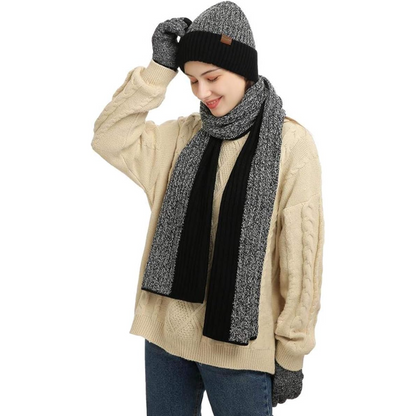 Heren Winter Muts en Handschoenen Set Warm Victor