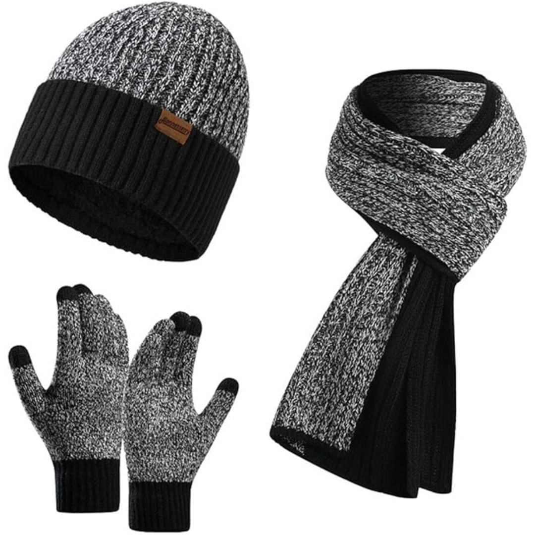 Heren Winter Muts en Handschoenen Set Warm Victor