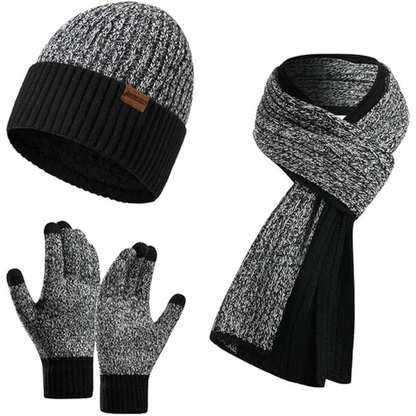 Heren Winter Muts en Handschoenen Set Warm Victor