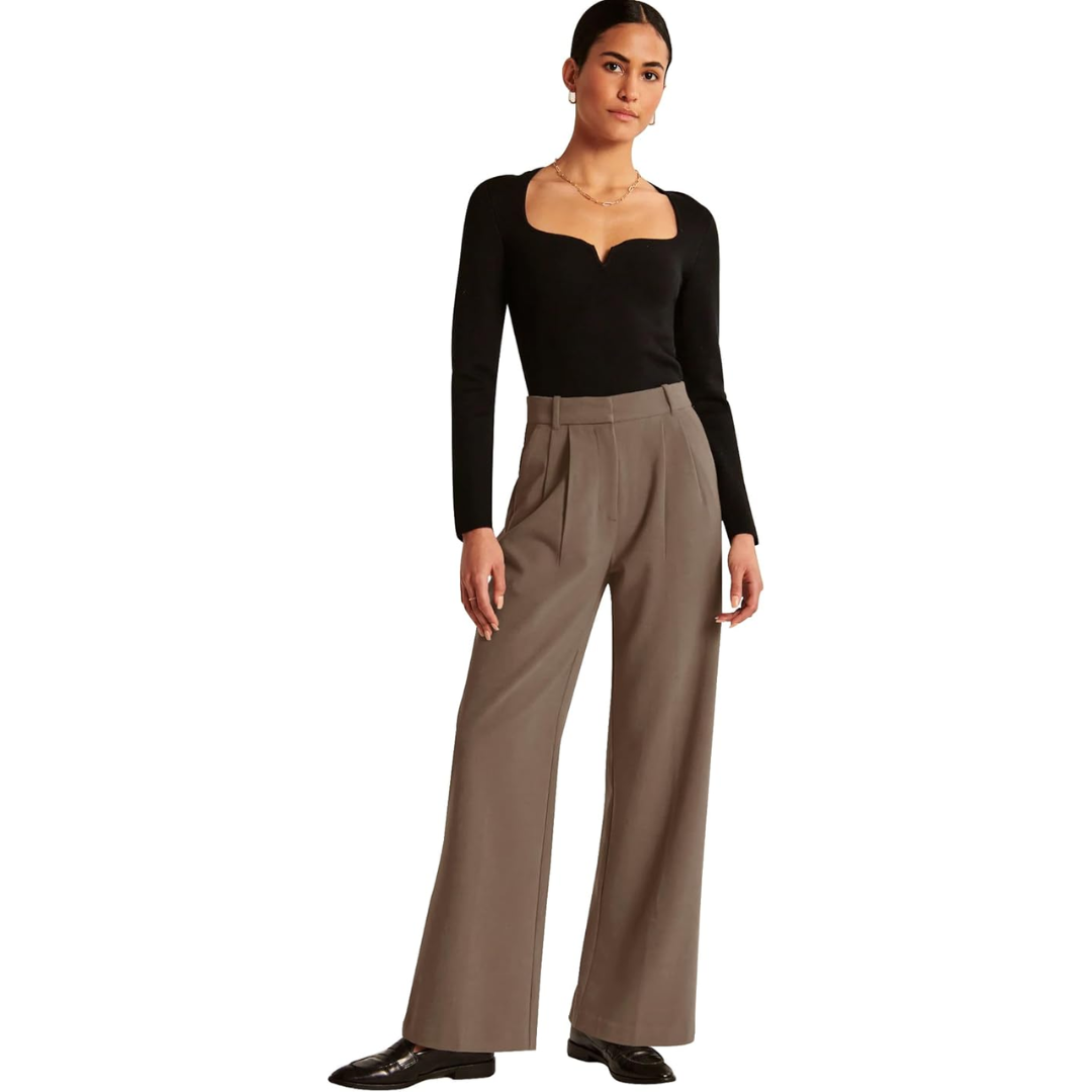 Vrouwelijke Business Broek met Zakken Casual Stijl