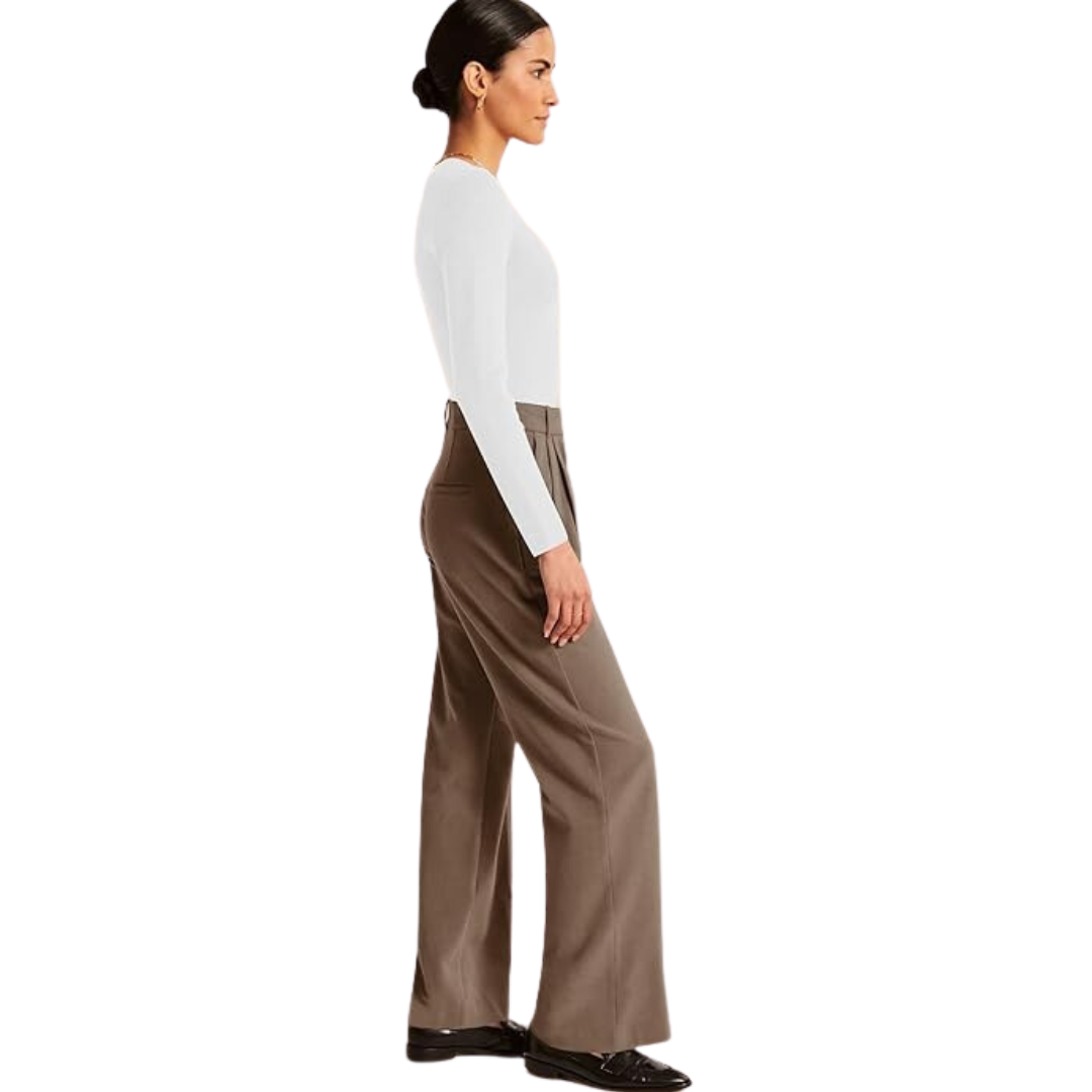 Vrouwelijke Business Broek met Zakken Casual Stijl