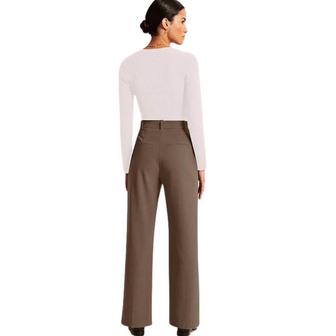 Vrouwelijke Business Broek met Zakken Casual Stijl