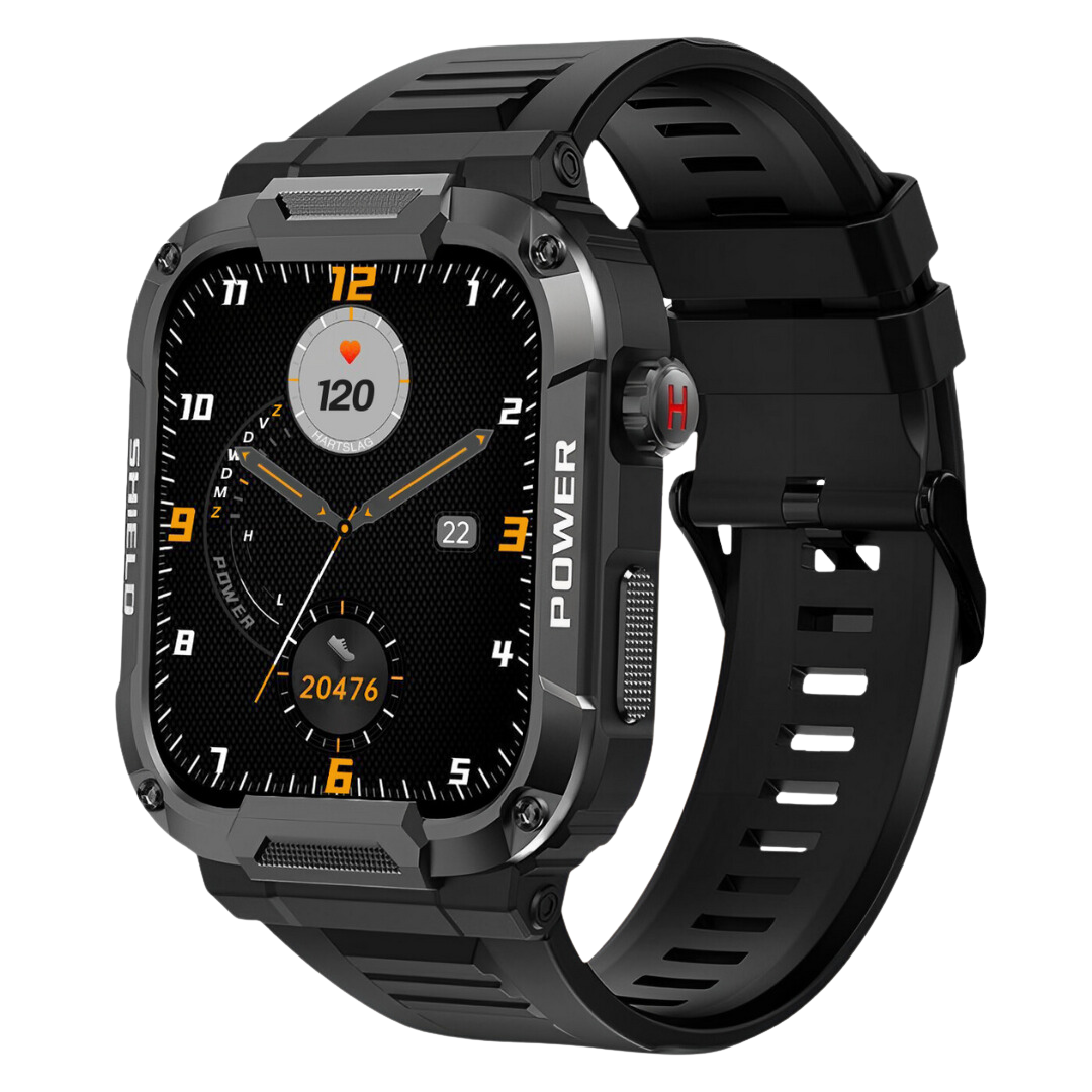 Smartwatch voor Heren Robuust en Waterdicht IronPulse X1 - Mode Vibes