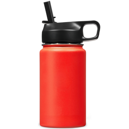 RVS Waterfles Isolerend met Rietje voor Warme en Koude Dranken