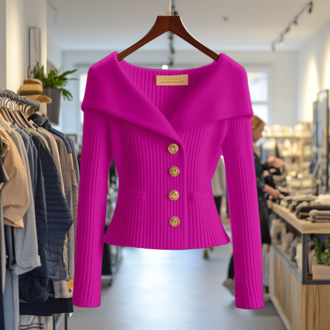 Dames Gebreid Vest Comfortabele Pasvorm