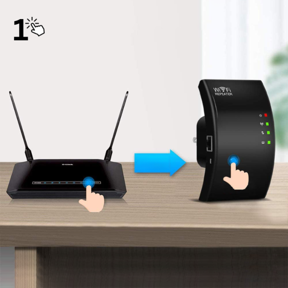 WiFi Versterker Draadloos NetBlaze Signaal Versterken