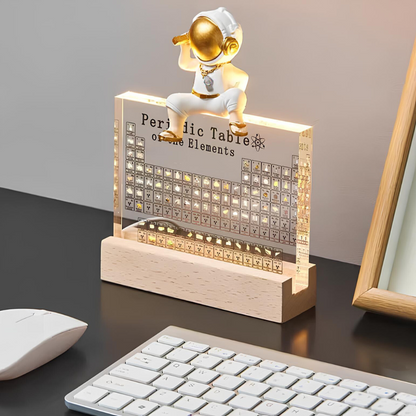 Periodieke Tabel Lamp met Echte Elementen