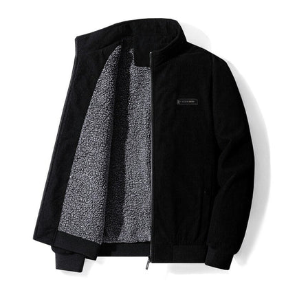 Winddichte Corduroy Jas Heren – Warm & Stijlvol voor Herfst en Winter