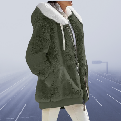 Fleece Vest met Capuchon Zacht en Warm
