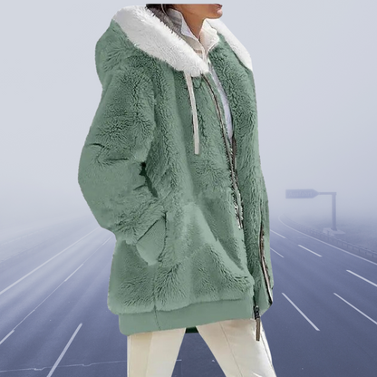Fleece Vest met Capuchon Zacht en Warm