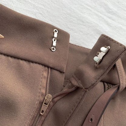 Korte Vintage Broek Gigi Stijlvol Mode