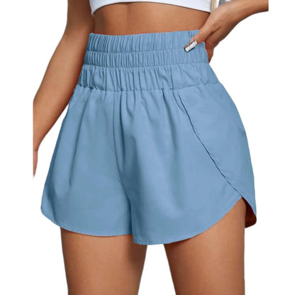 Vrouwen Hardloopshort Elastisch Sportief Casual